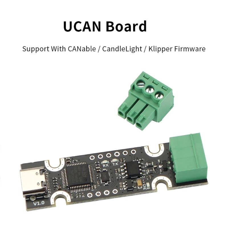  USB-CAN  3d-  ǰ STM32F072 Ĩ, CAN2.0A & B , CANable F19E